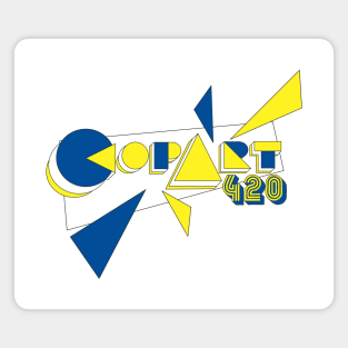 CopArt420 Logo. Leeds United Colours Magnet